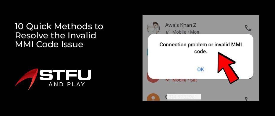 connection problem or invalid mmi code